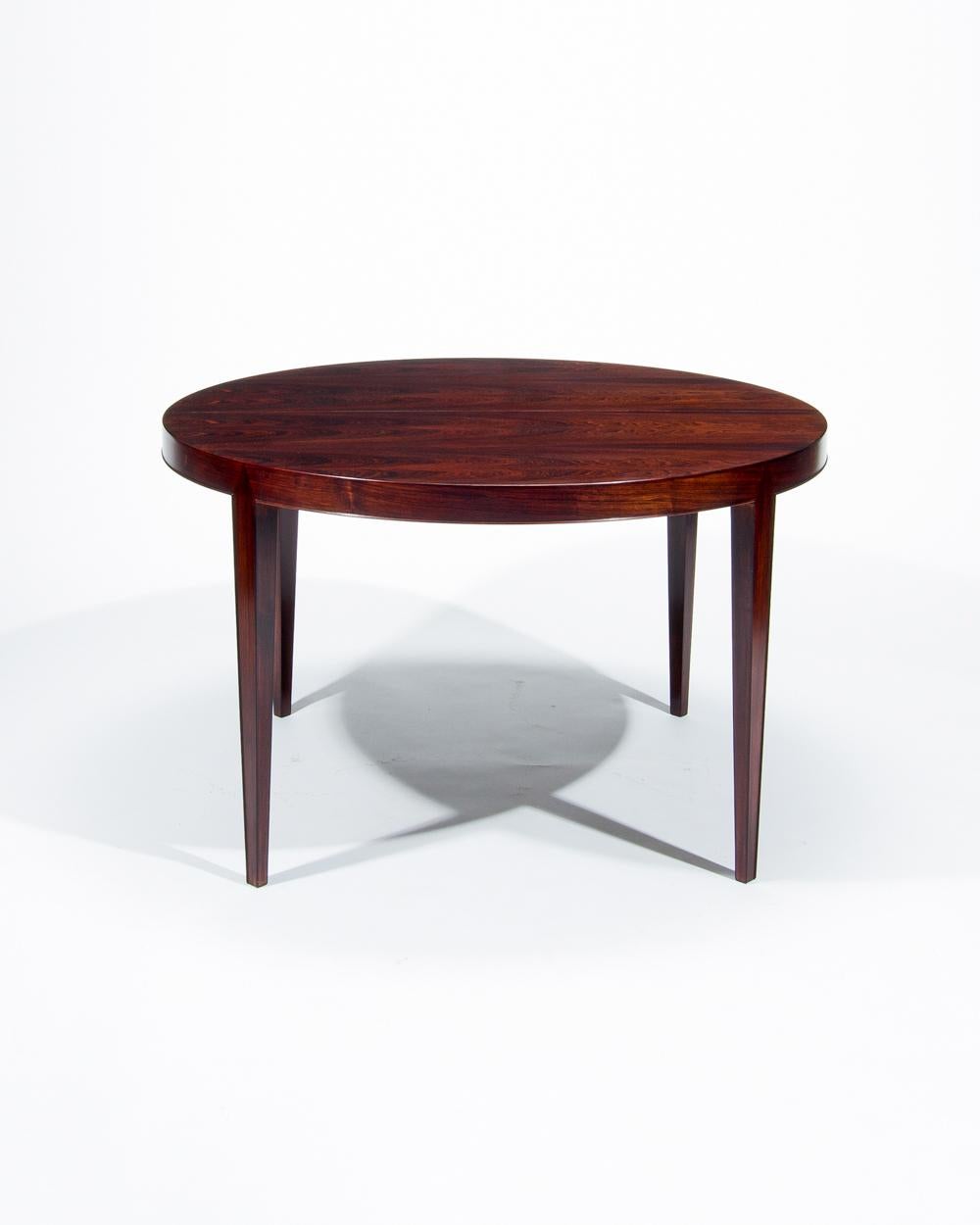 Danish Rosewood Dining Table by Severin Hansen, Midcentury Design, 1960s For Sale 3