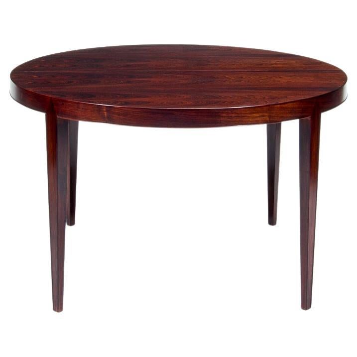 Danish Rosewood Dining Table by Severin Hansen, Midcentury Design, 1960s For Sale