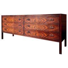 Danish Rosewood Dresser by Jorgen Clausen
