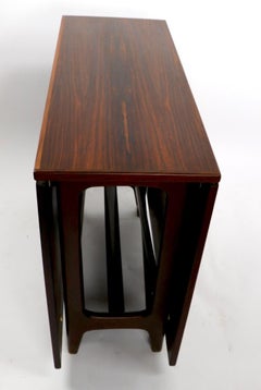 Danish Rosewood Drop-Leaf Dining Table after Matsson