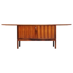 Danish Rosewood Drybar Cabinet Unusual Shaped Denmark, 1960