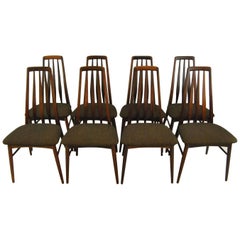 Danish Rosewood "Eva" Chairs by Niels Koefoed for Hornslet Mobelfabrik
