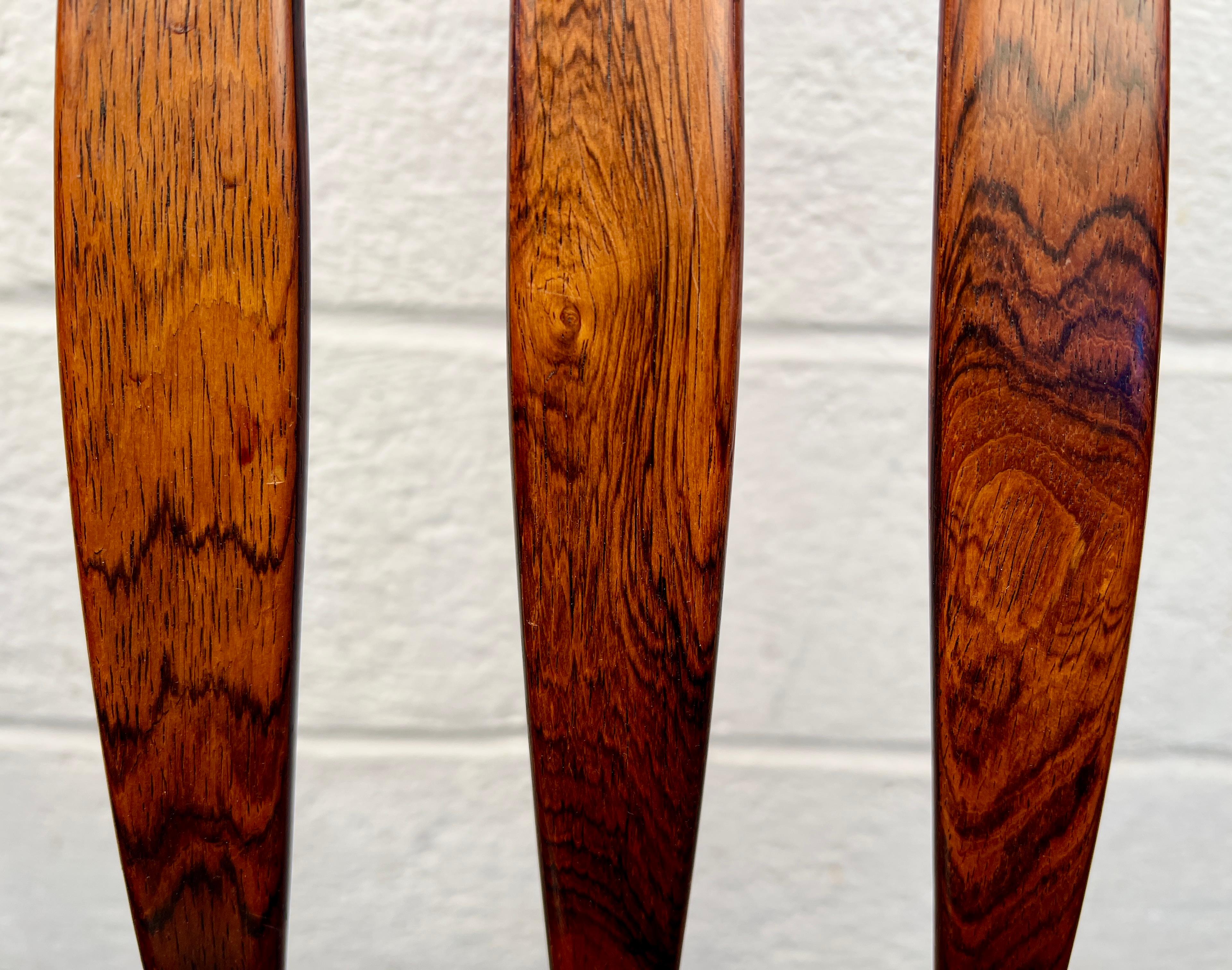 Sillas de comedor danesas de palisandro 