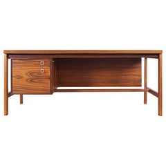 Danish Rosewood Executive Desk by Arne Vodder for H.P Hansen