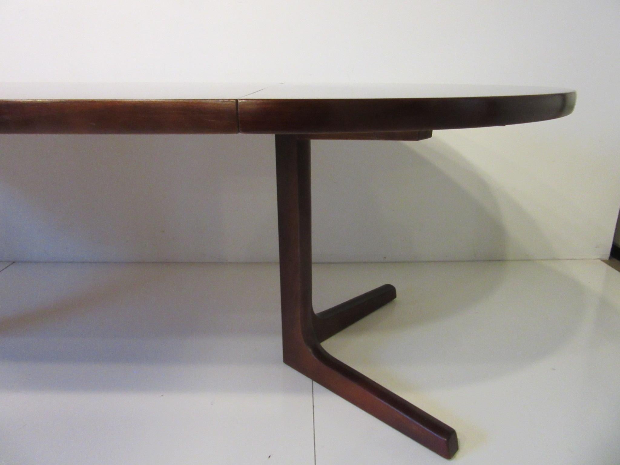 Danish Rosewood Extendable Dining Table by A & M in the Style of Erik Buch 4