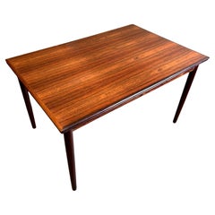 Used Danish Rosewood Extending Dining Table Mid Century 1960s