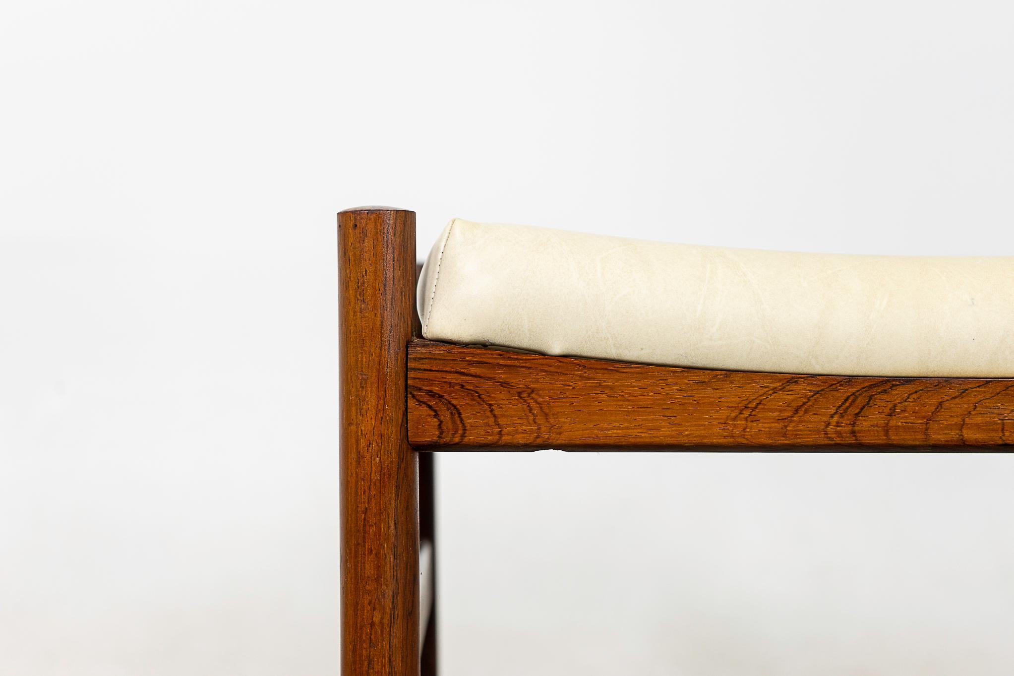 Scandinavian Modern Danish Rosewood Footstool by Spottrup For Sale