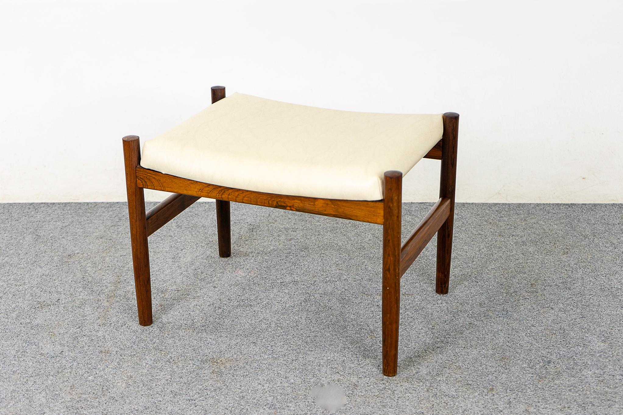 Danish Rosewood Footstool by Spottrup For Sale 1