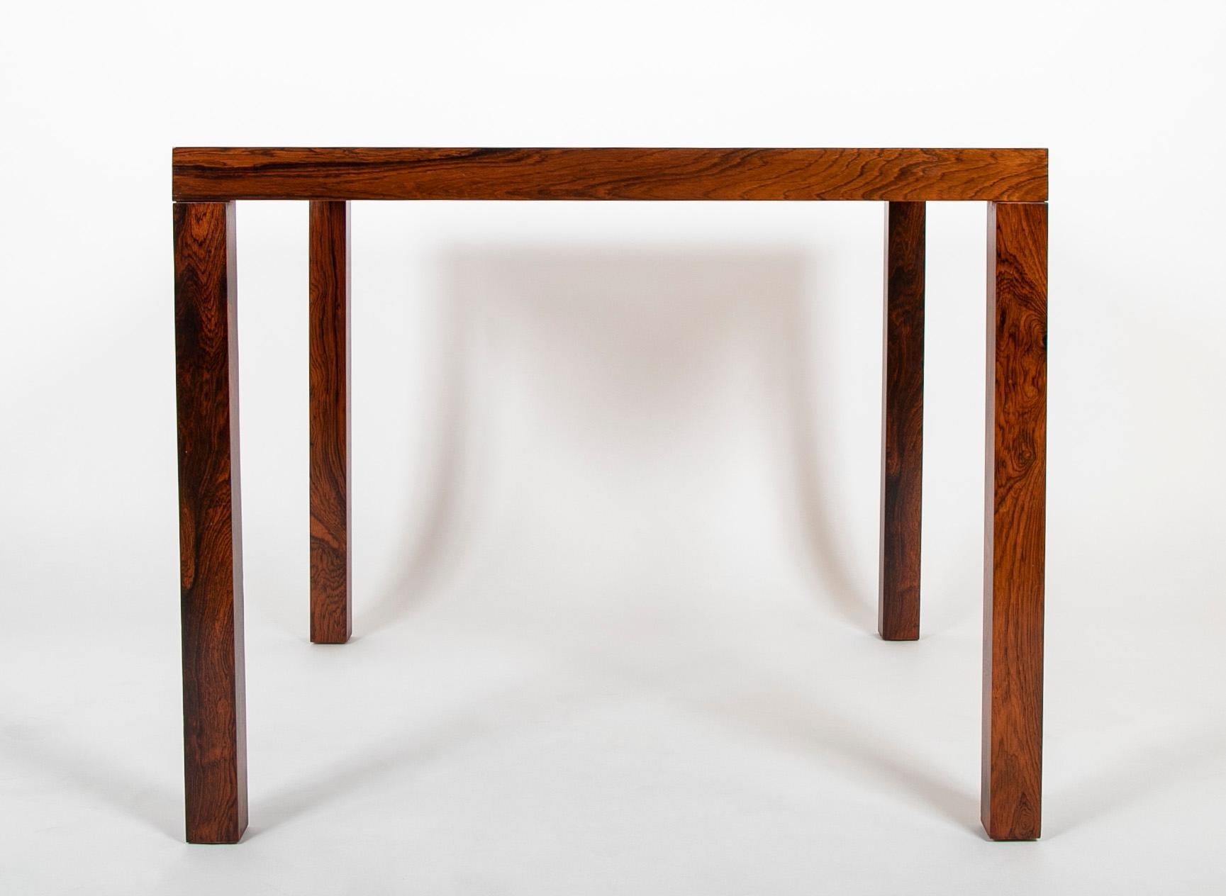 A Danish Rosewood games table produced by Centrum Mobler circa 1960.  