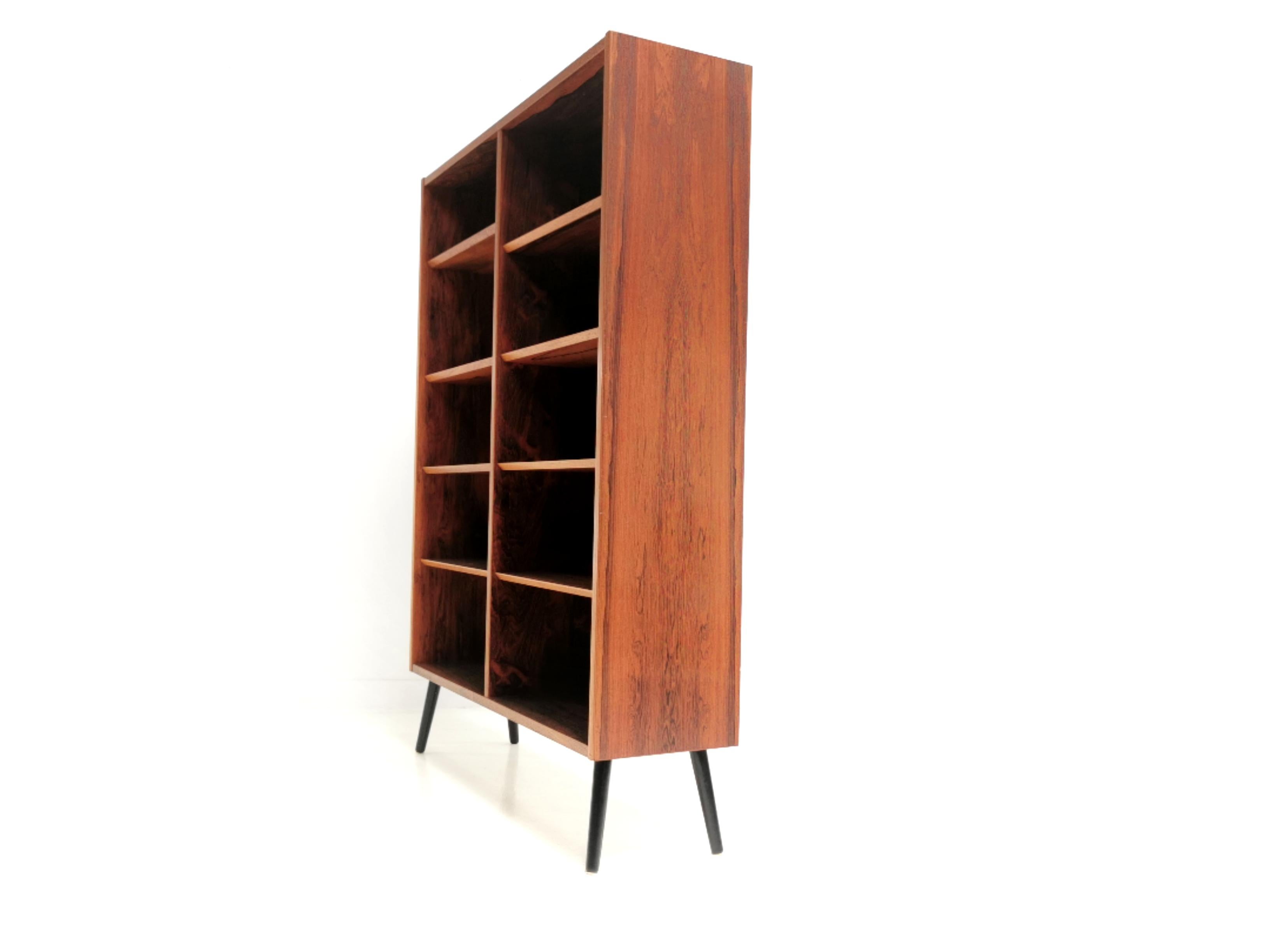 20th Century Danish Rosewood Hundevad Bookcase Unit 1970s Midcentury Vintage