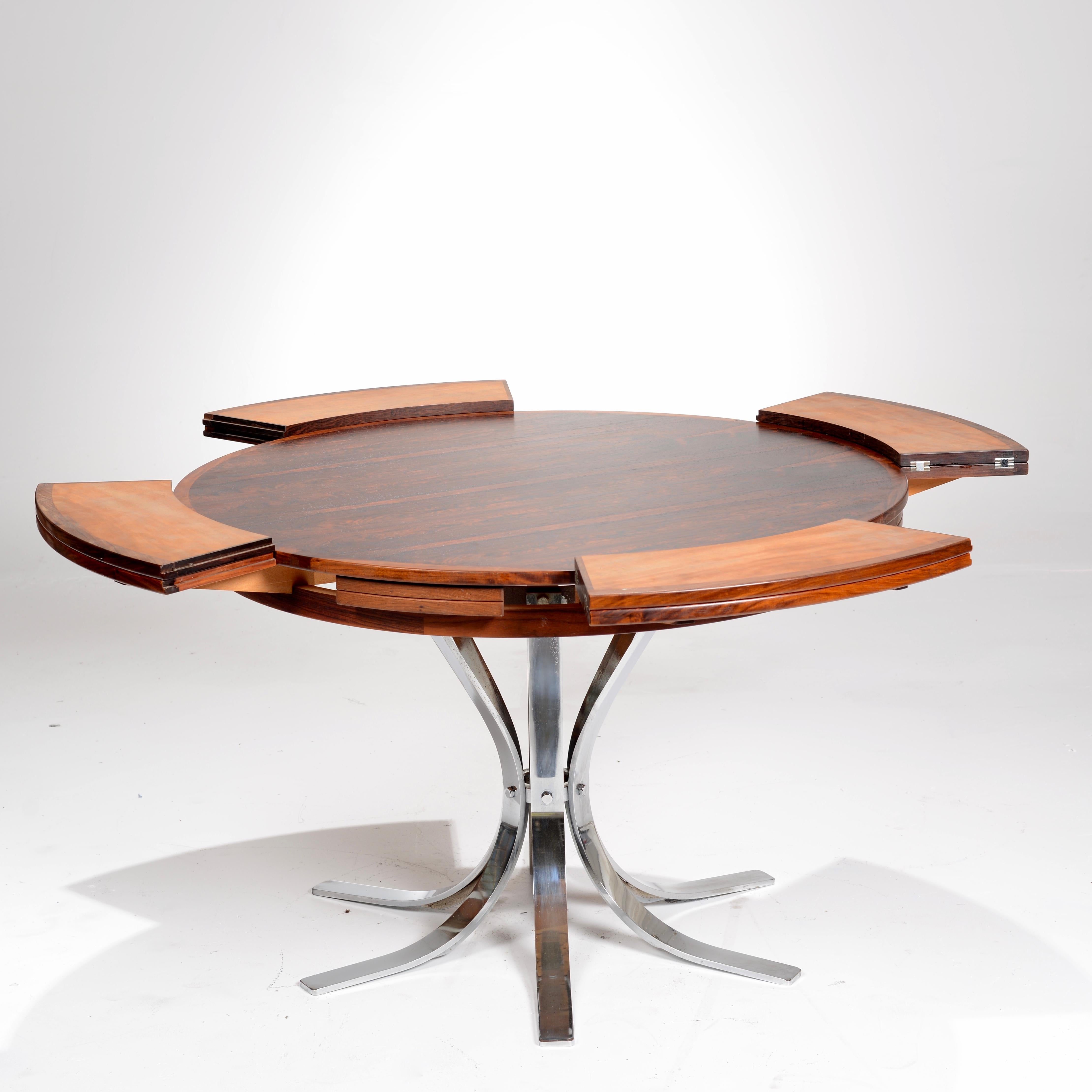 Table de salle à manger danoise Lotus Design par Dyrlund Excellent état - En vente à Los Angeles, CA