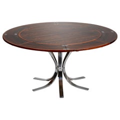 Retro Danish Rosewood "Lotus Design" Dining Table by Dyrlund