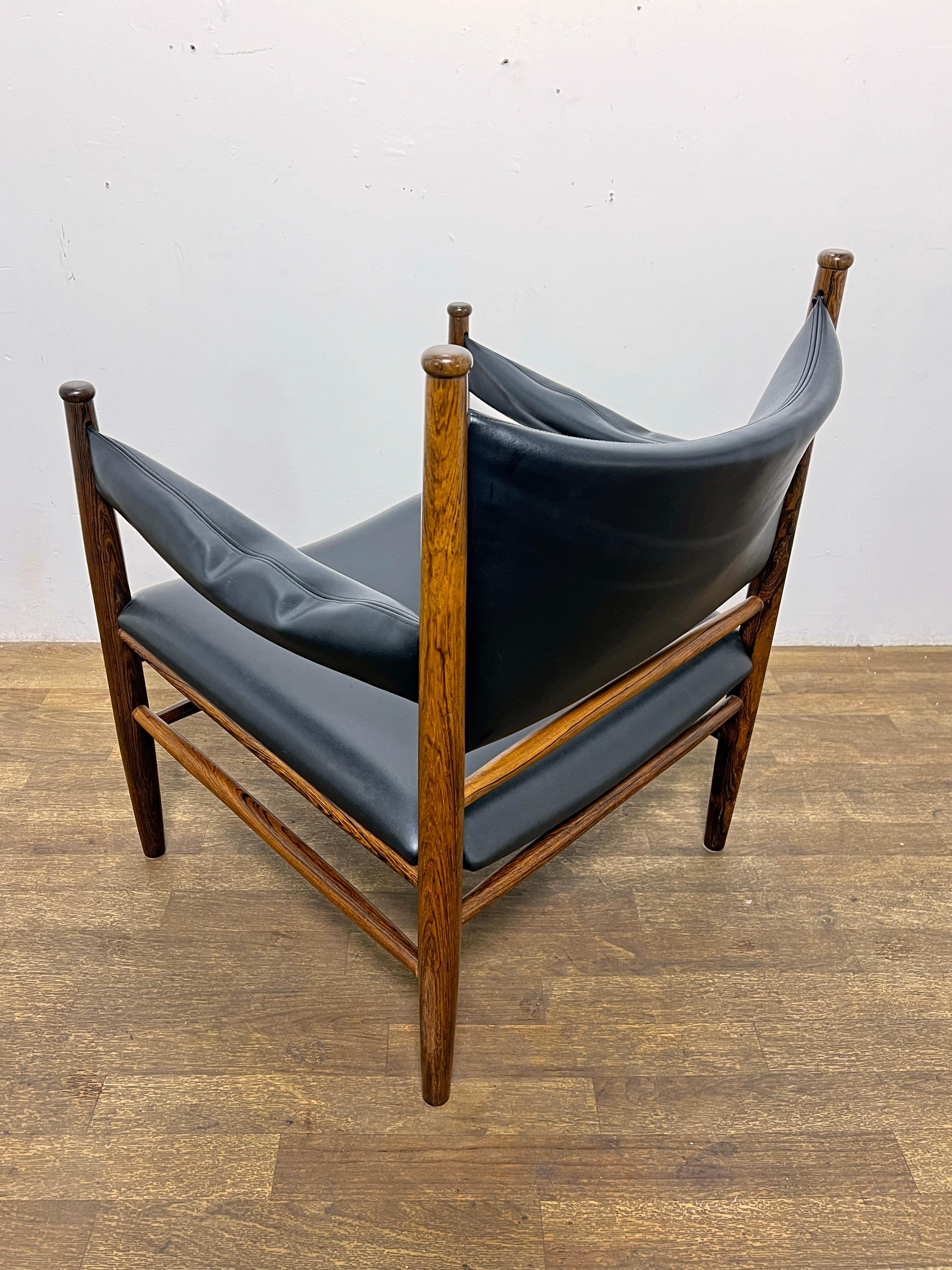 Scandinavian Modern Danish Rosewood Lounge Chair by Arup Stole, Circa 1960s For Sale
