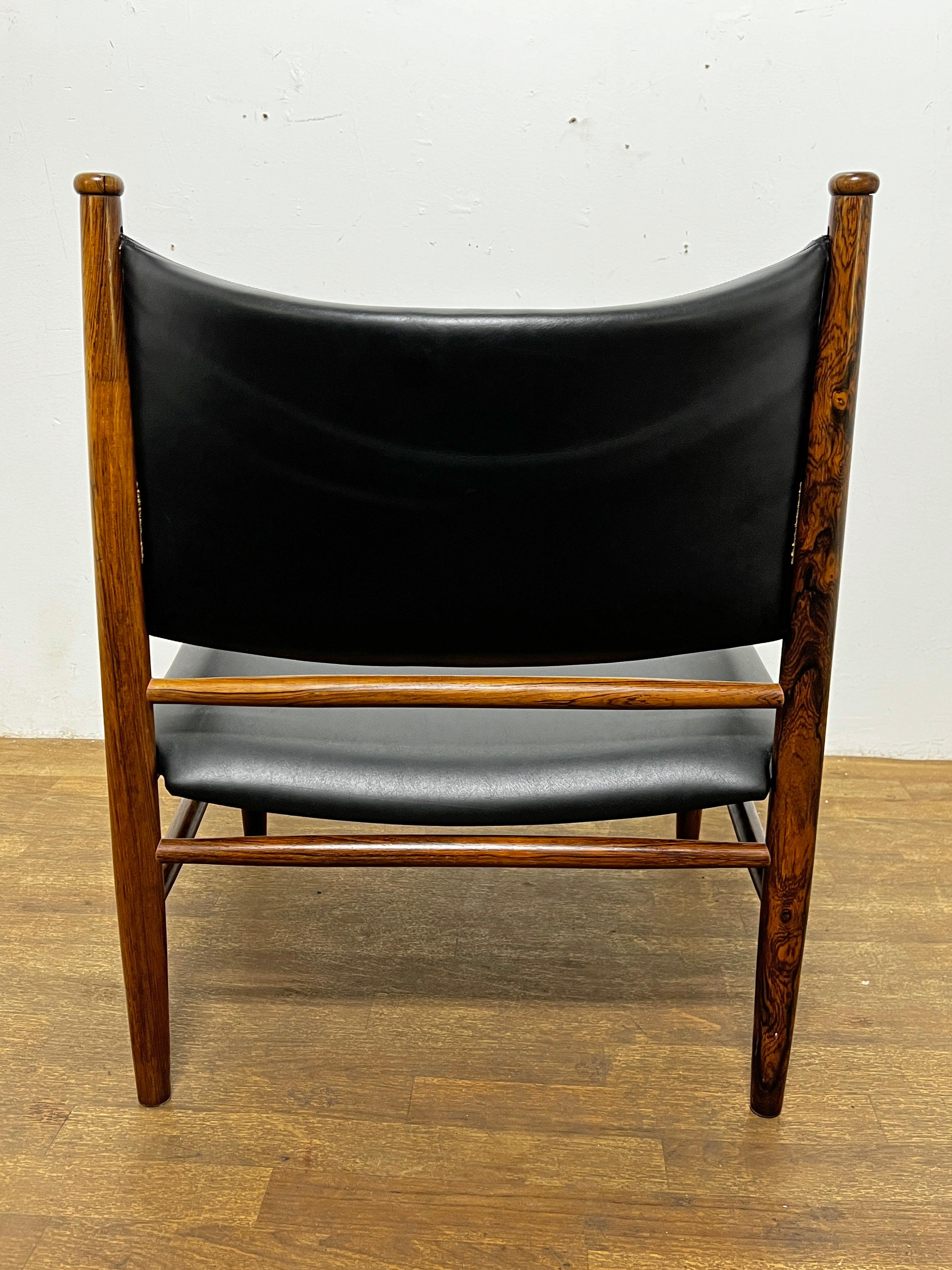 Danish Rosewood Lounge Chair by Arup Stole, Circa 1960s In Good Condition For Sale In Peabody, MA