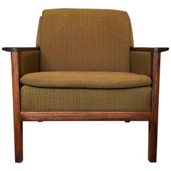 Danish Rosewood Lounge Chair, Midcentury, Hans Olsen