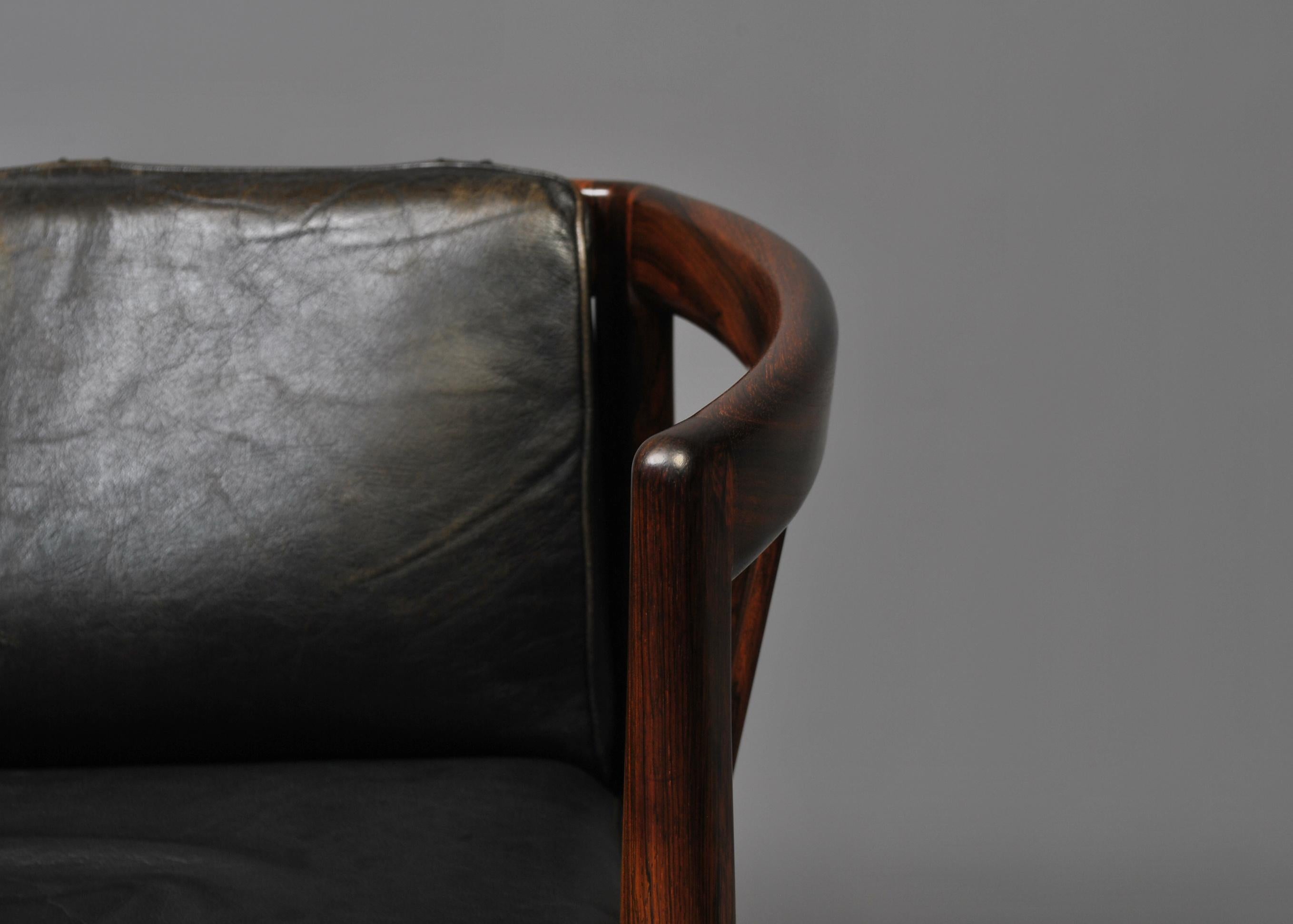 20th Century Danish Lounge Chair & Ottoman