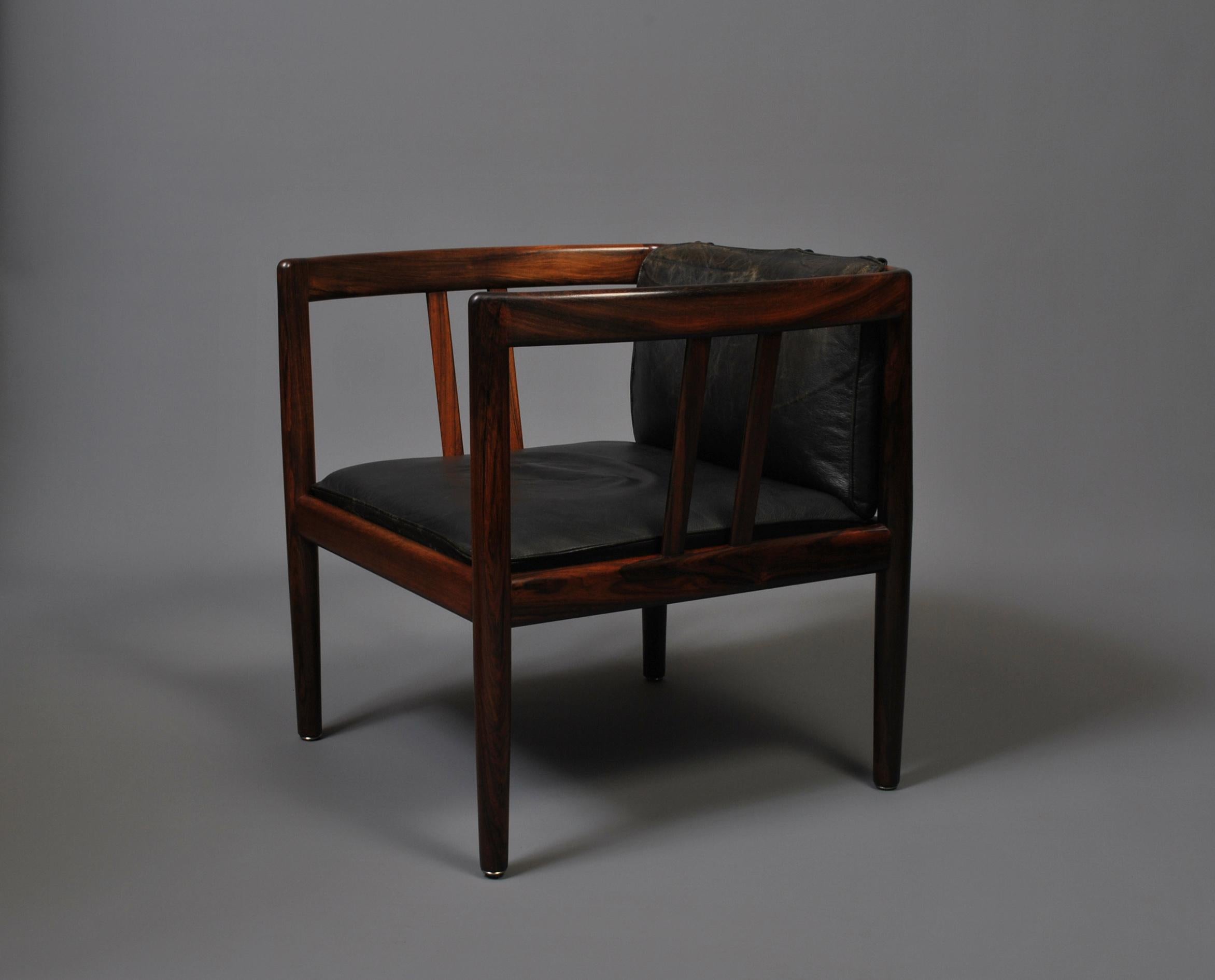 Danish Lounge Chair & Ottoman 1