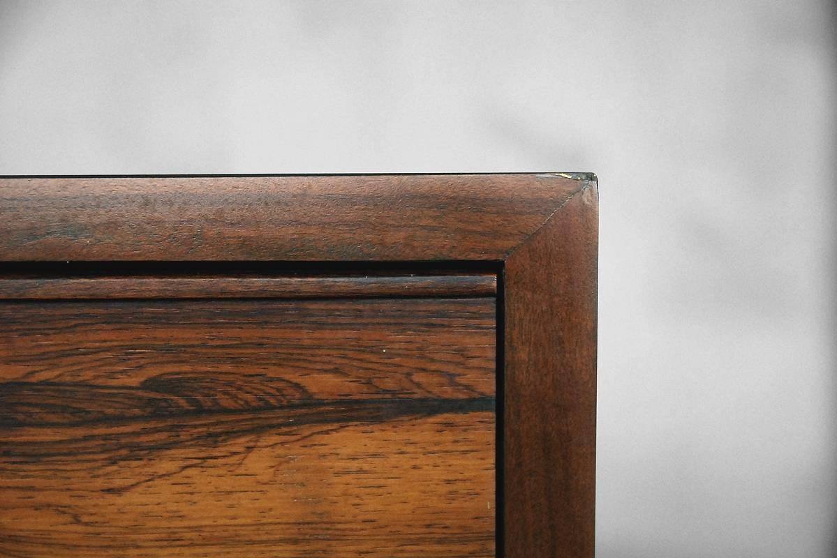 Danish Rosewood Low Sideboard with Drawers, 1960s 4