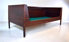 Dänische Palisanderholzliege oder -sofa aus der Jahrhundertmitte von Kai Winding für Hundevad