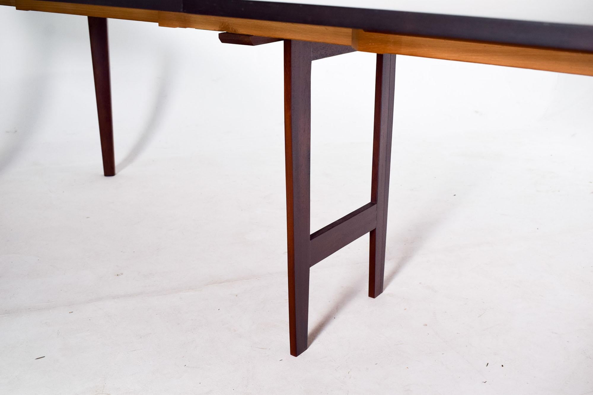 Mid Century Danish Rosewood Extending Dining Table, 1960 5
