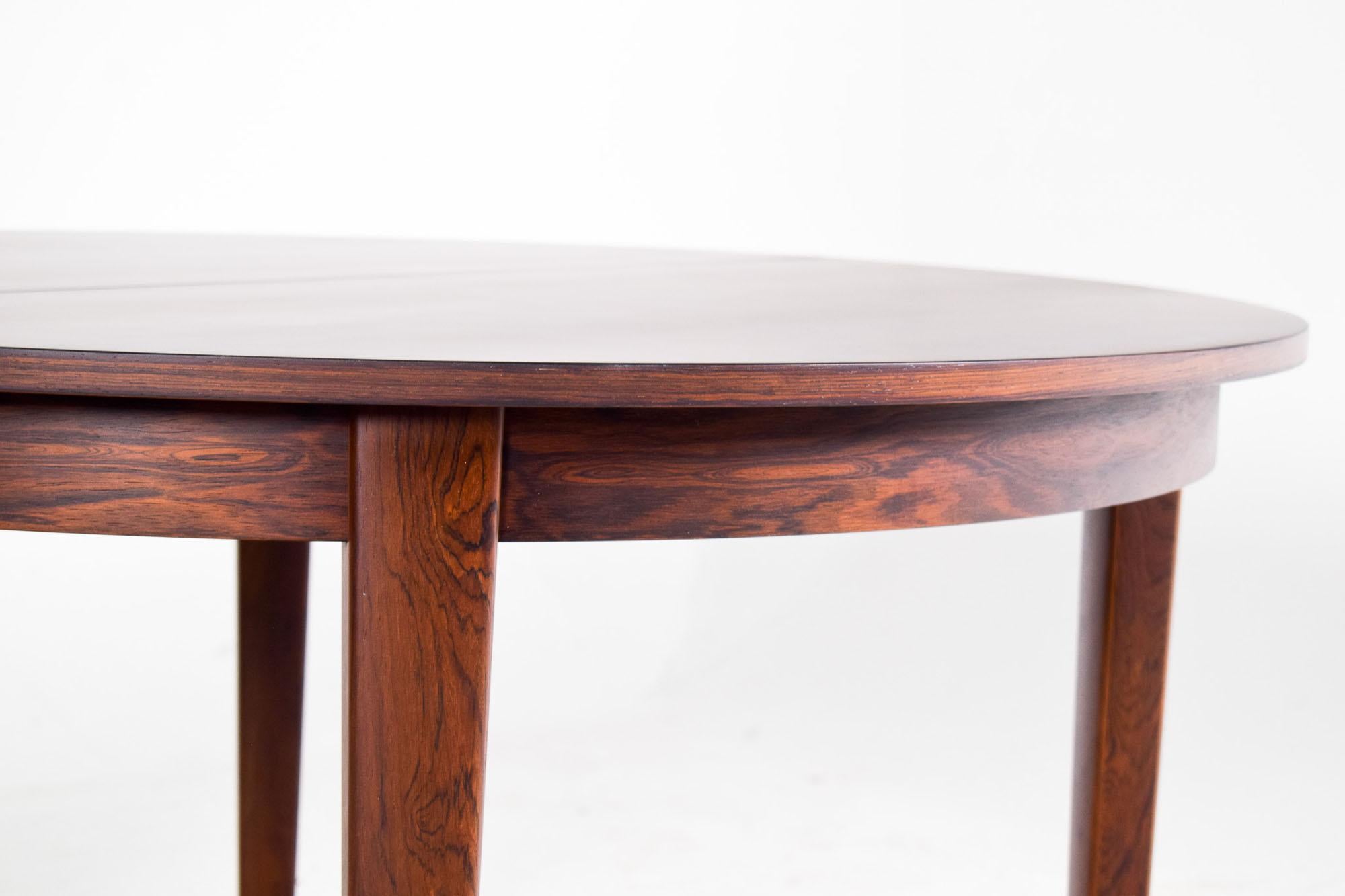 Mid-Century Modern Mid Century Danish Rosewood Extending Dining Table, 1960