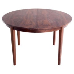 Mid Century Danish Rosewood Extending Dining Table, 1960