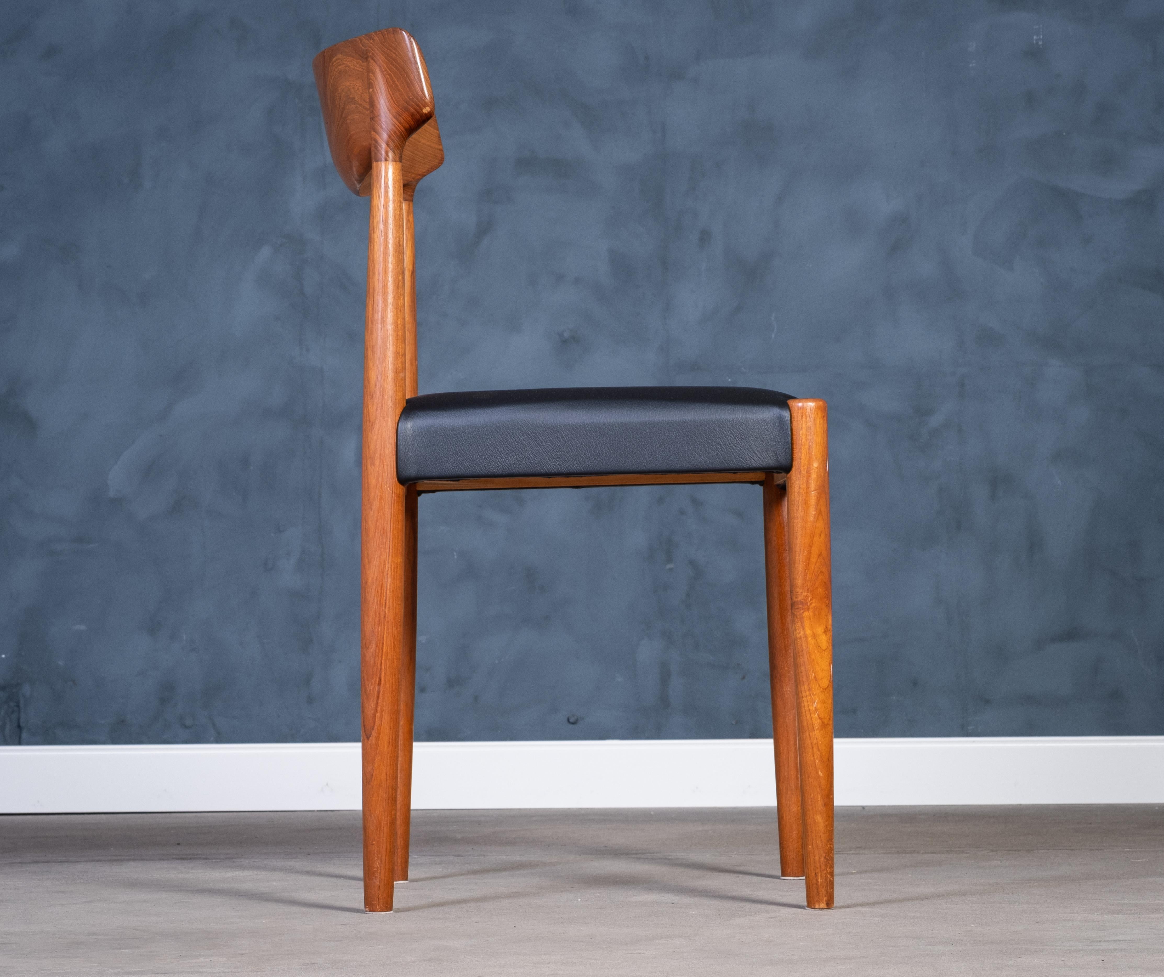 Fauteuil danois en bois de rose Model 343 par Knud Færch pour Slagelse Møbelfabrik, années 1950 Bon état - En vente à Nørre Aaby, DK