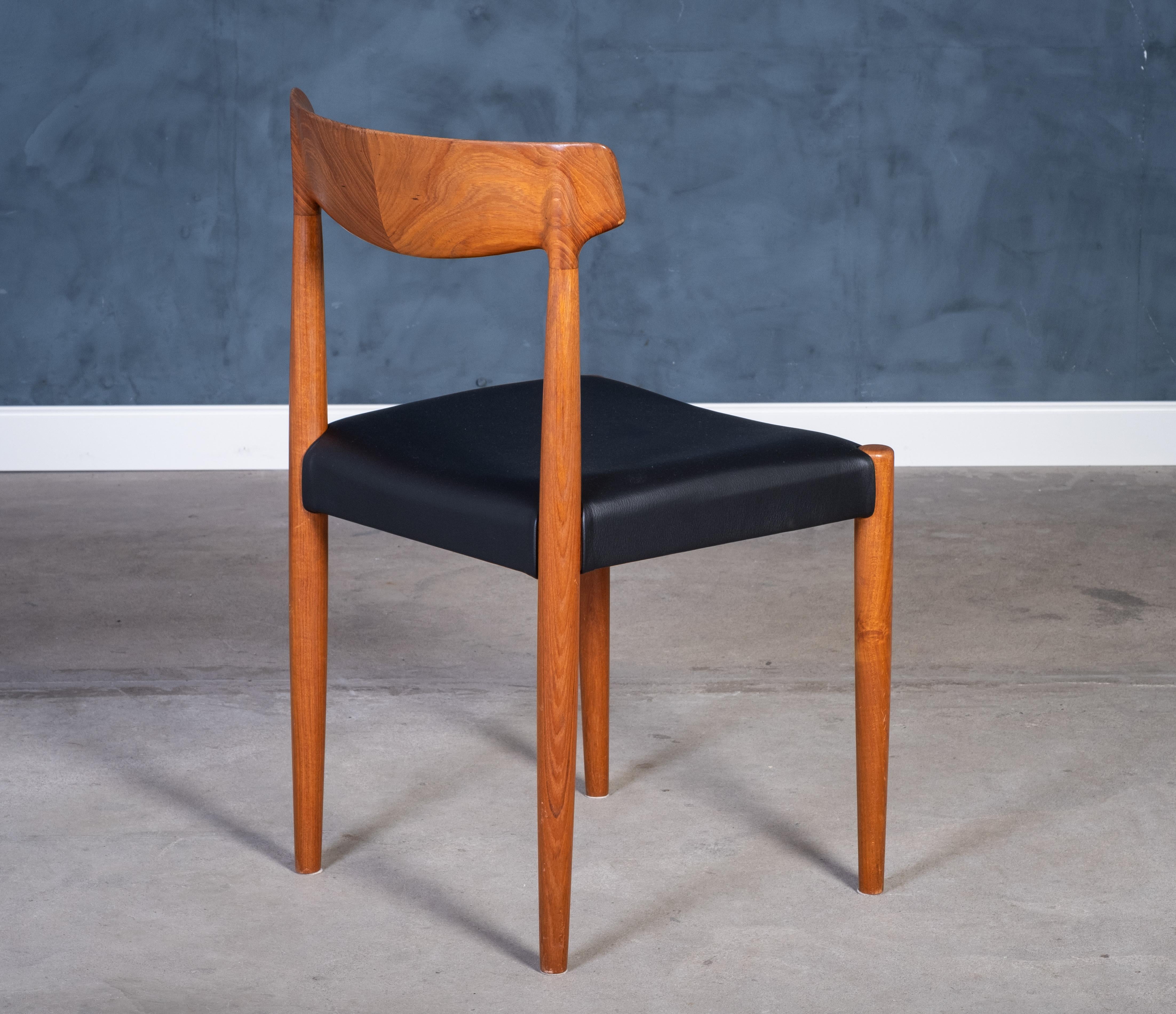 Milieu du XXe siècle Fauteuil danois en bois de rose Model 343 par Knud Færch pour Slagelse Møbelfabrik, années 1950 en vente