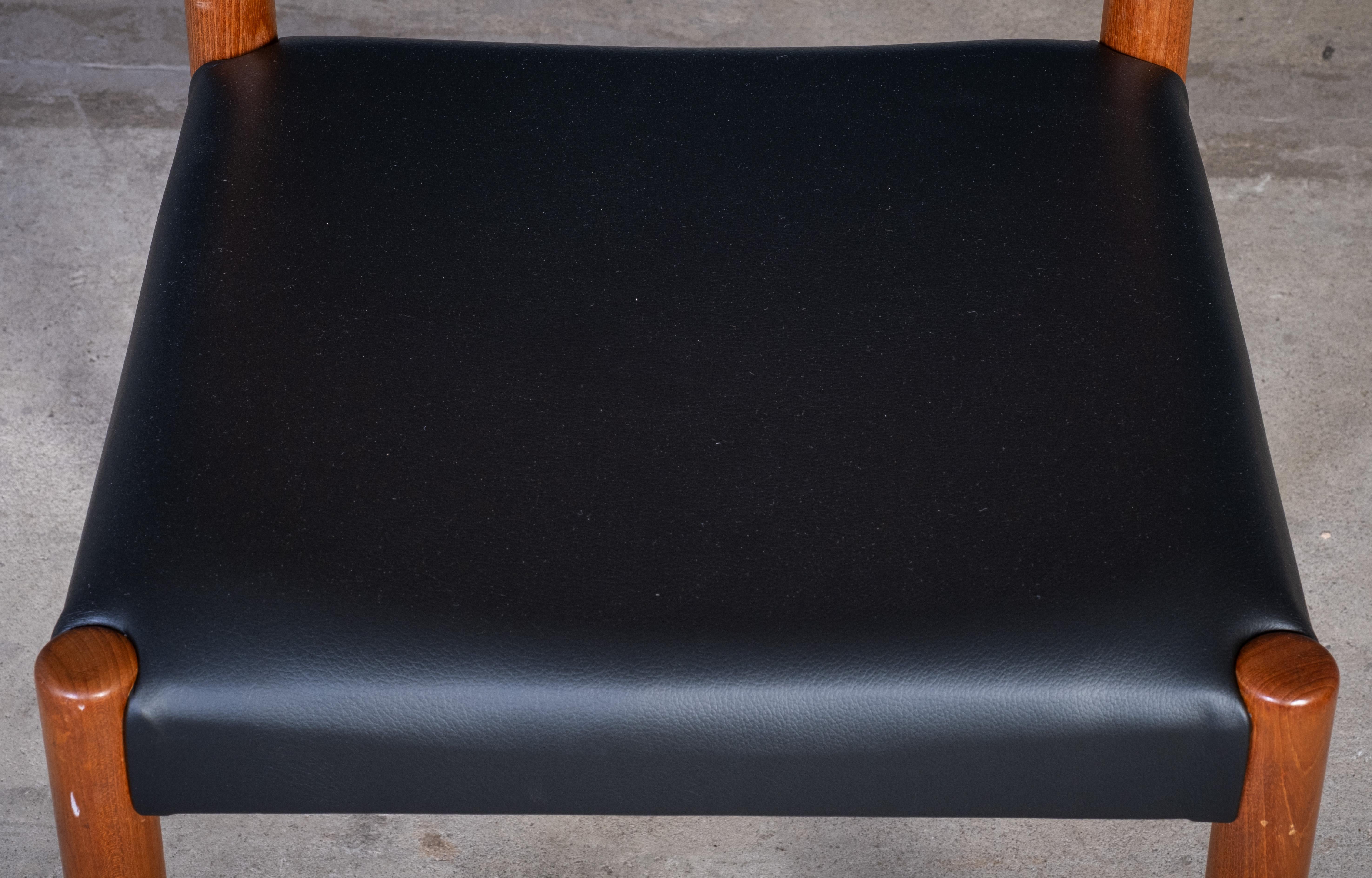 Bois de rose Fauteuil danois en bois de rose Model 343 par Knud Færch pour Slagelse Møbelfabrik, années 1950 en vente