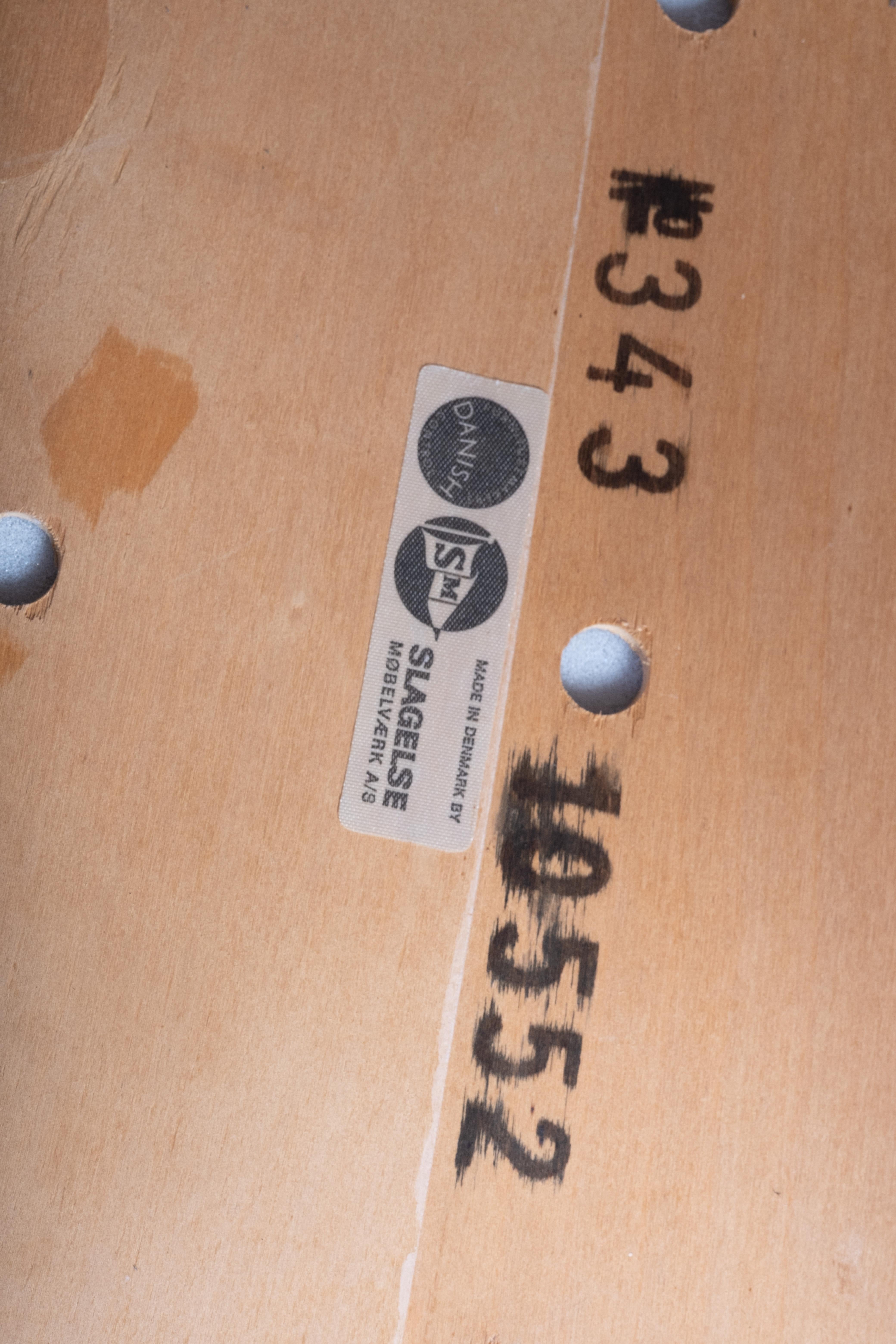 Fauteuil danois en bois de rose Model 343 par Knud Færch pour Slagelse Møbelfabrik, années 1950 en vente 1