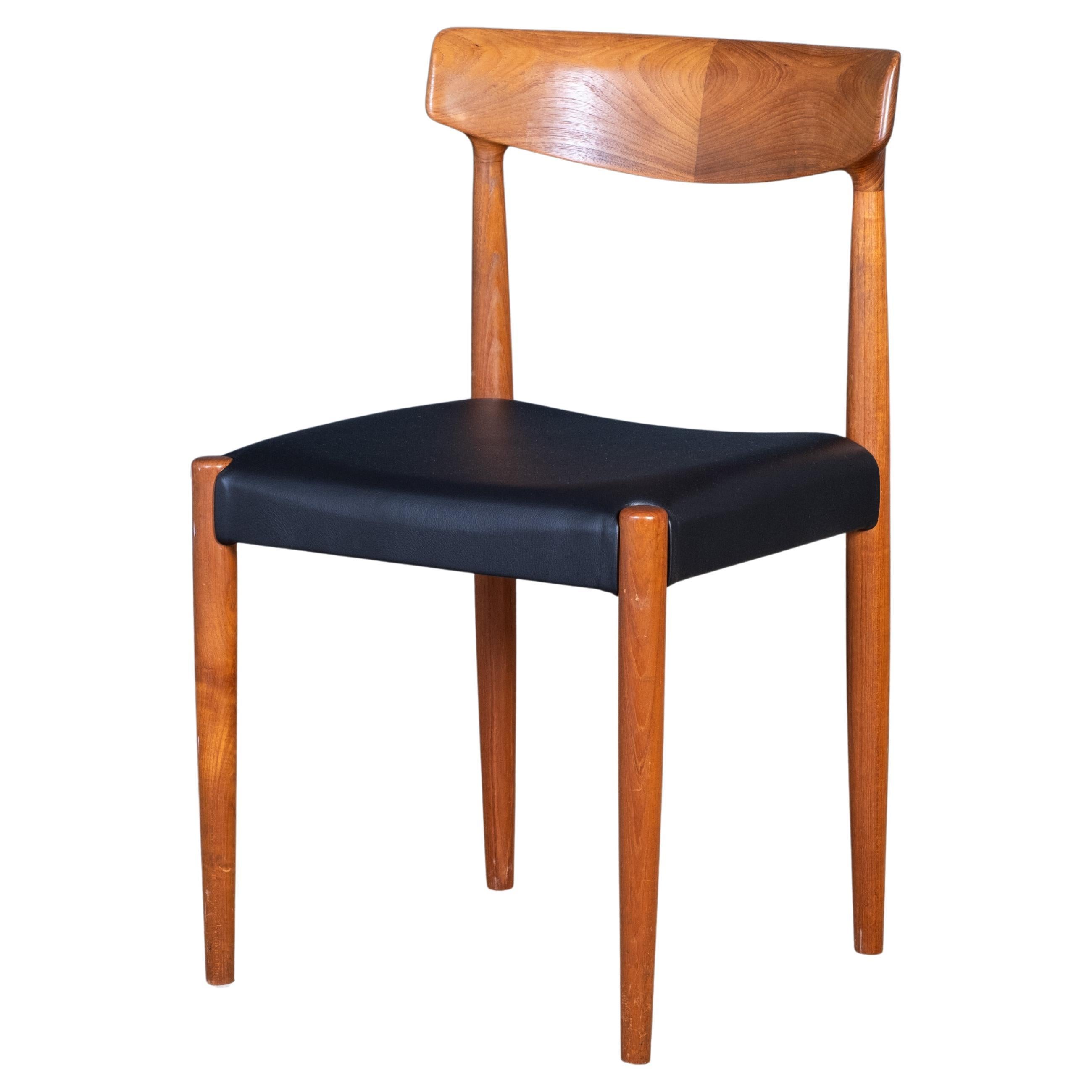 Fauteuil danois en bois de rose Model 343 par Knud Færch pour Slagelse Møbelfabrik, années 1950 en vente