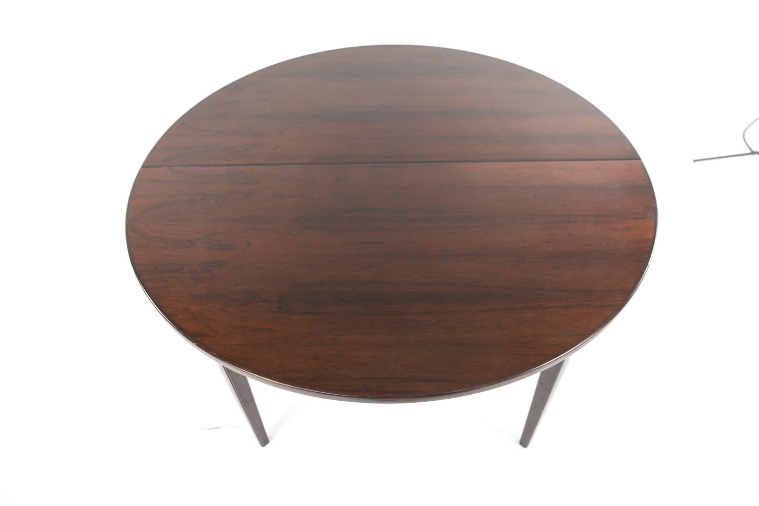 Mid-20th Century Danish Rosewood Model 55 Dining Table by Omann Jun, 1960s