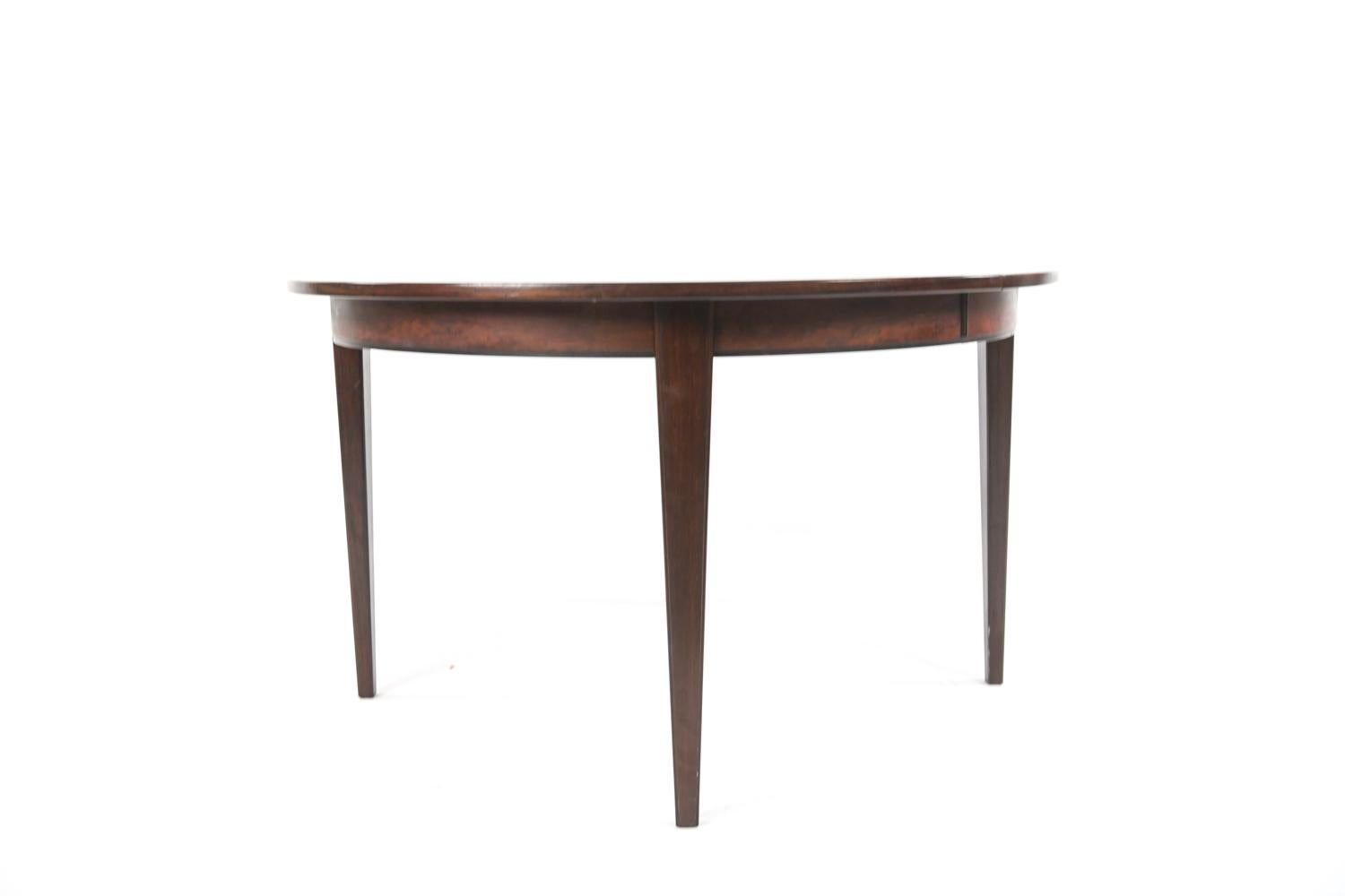 Danish Rosewood Model 55 Dining Table by Omann Jun, 1960s 3