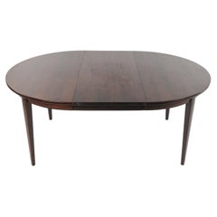 Danish Rosewood Model 55 Dining Table by Omann Jun, 1960s