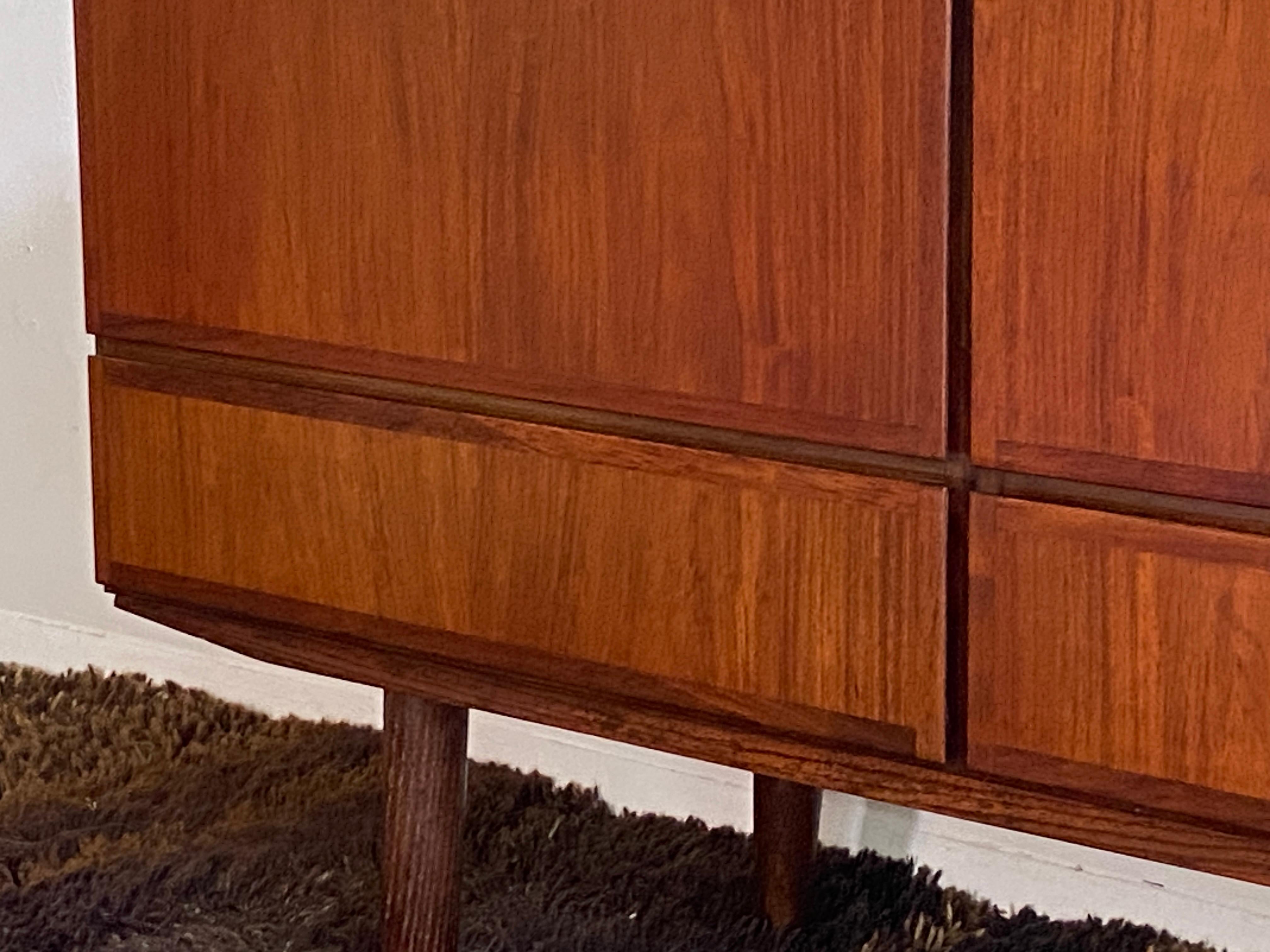Arcón con cajones de palisandro danés Omann Jun modelo nº 2 Danés en venta