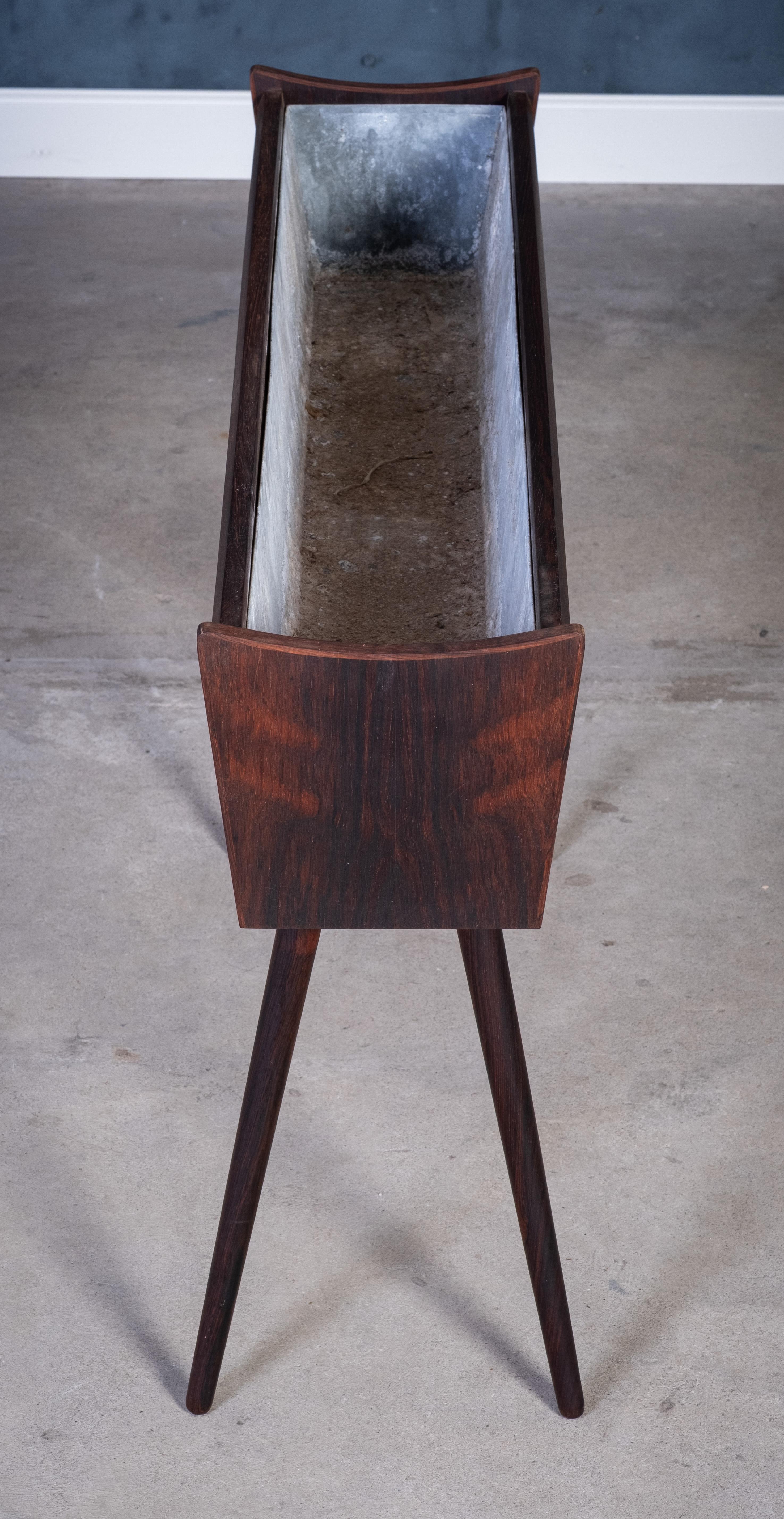Mid-20th Century Danish Rosewood Planter Box, 1960s For Sale