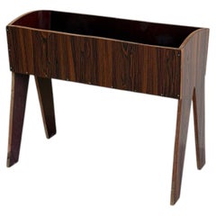 Danish Rosewood Planter Stand – Vintage Mid Century Modern Plant Holder