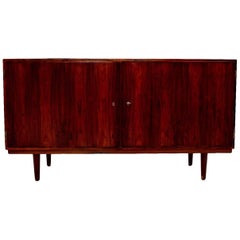 Danish Rosewood Poul Hundevad Sideboard Storage Cabinet Midcentury, 1960s