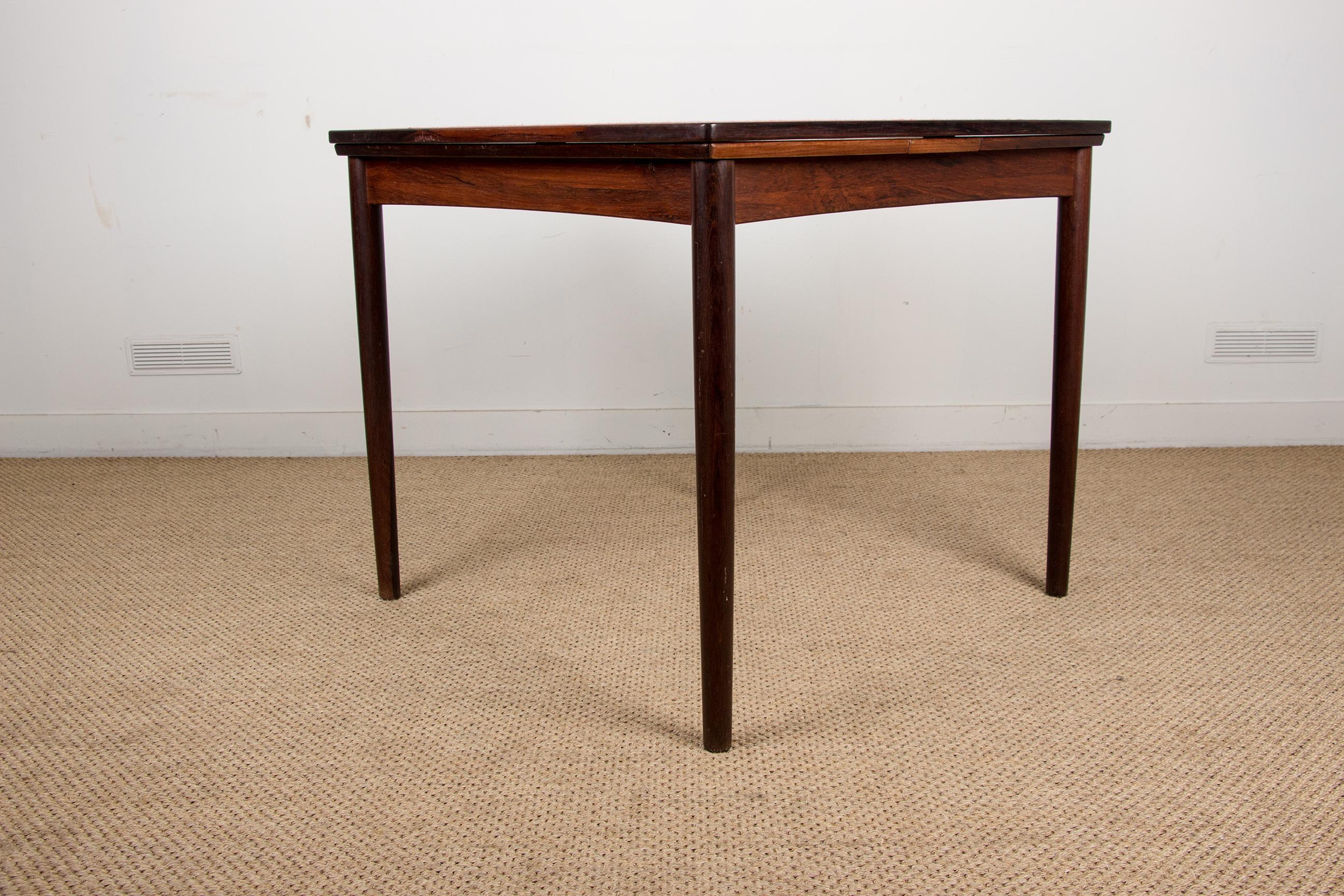 Danish Rosewood Reversible Table Dining or Game by Poul Hundevad 1958 5