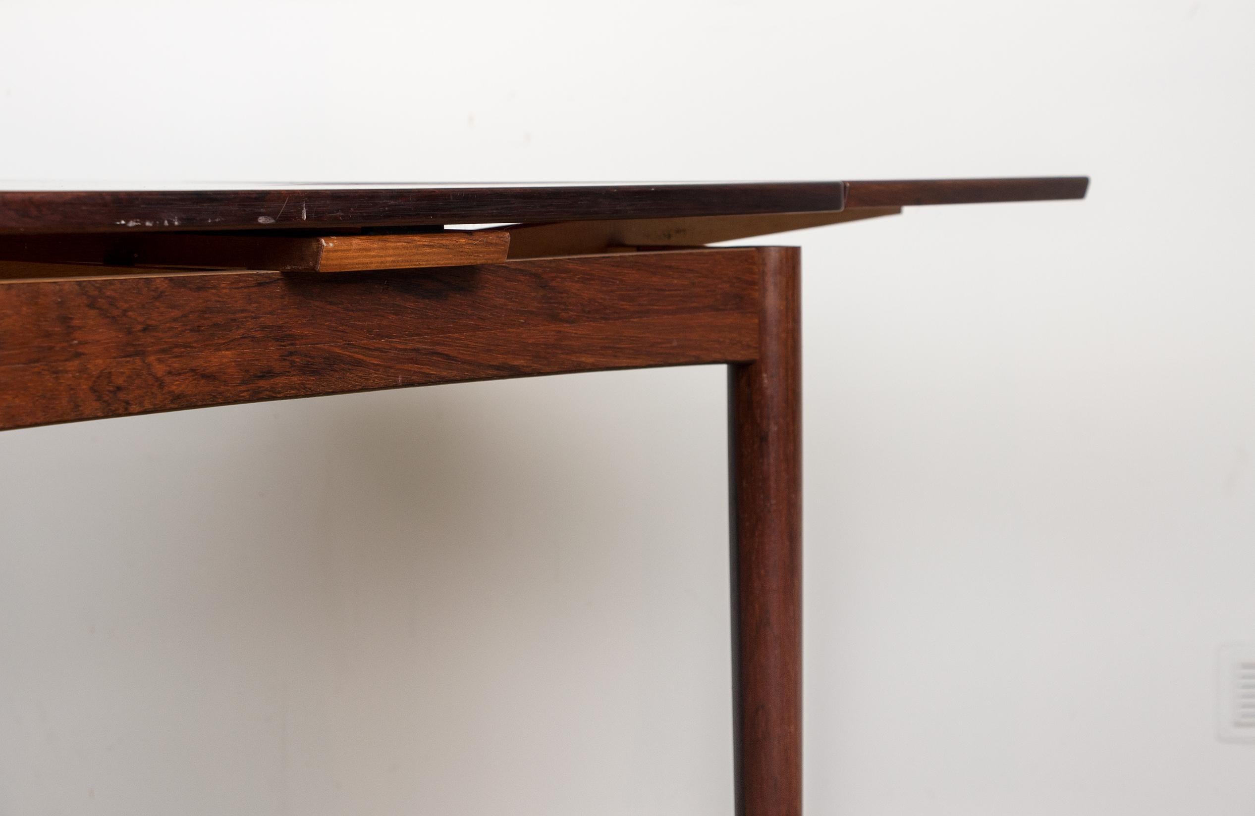 Danish Rosewood Reversible Table Dining or Game by Poul Hundevad 1958 9