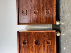 Danish Rosewood Rolling Chests