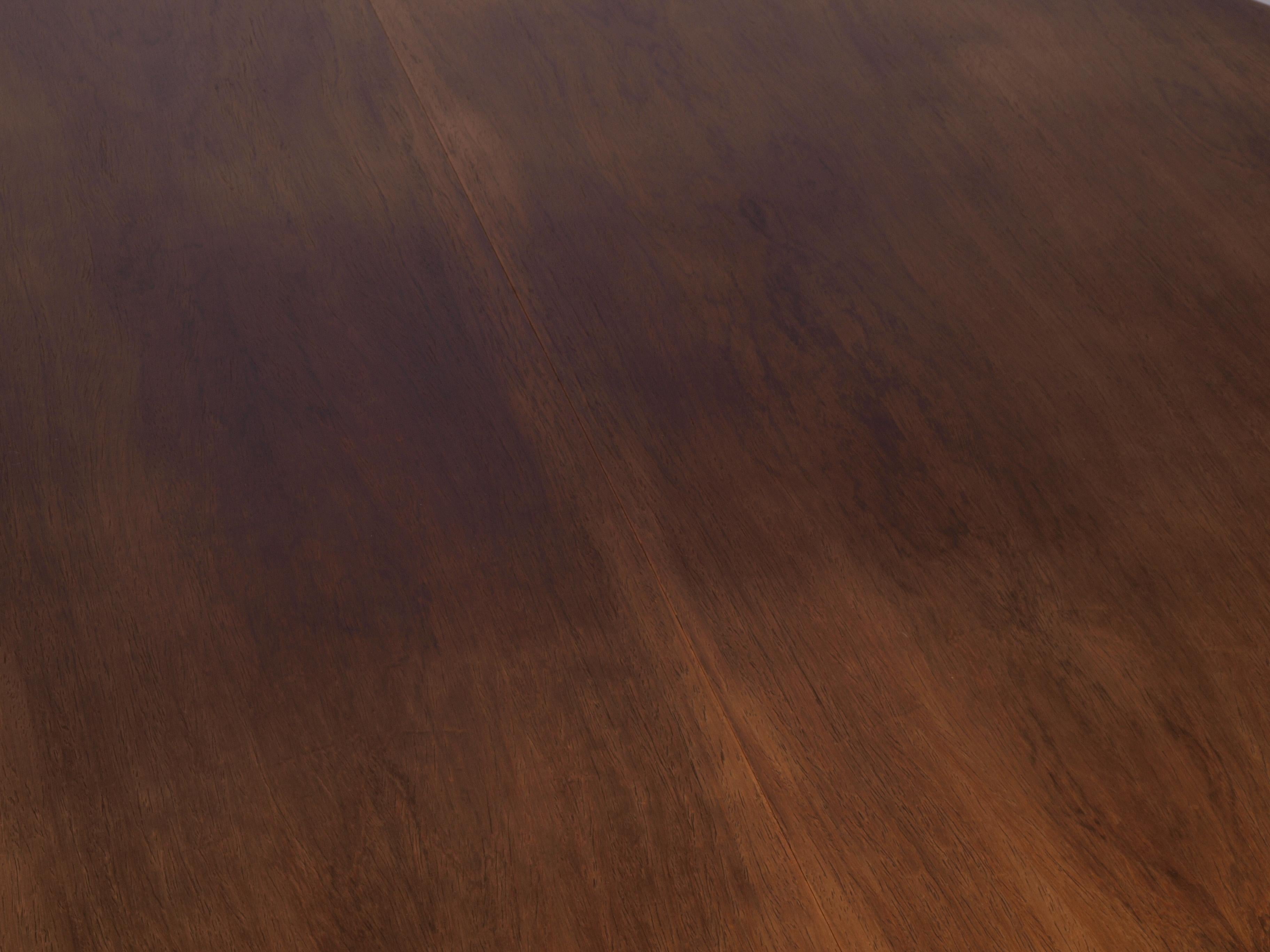Danish Rosewood Round Extension Table in the style Kai Kristiansen, 1960s 5