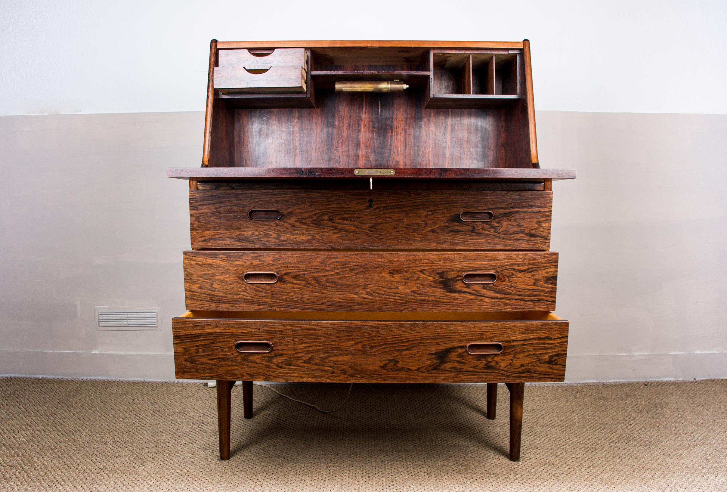 Danish Rosewood Secretaire Model 37 by Arne Wahl Iversen for Vinde Mobelfabrik 2