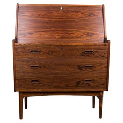 Danish Rosewood Secretaire Model 37 by Arne Wahl Iversen for Vinde Mobelfabrik