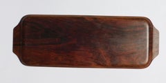 Danish Rosewood Serving Tray - Stamped Made in Denmark - Circa 1960's