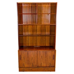 Vintage Danish Rosewood Shelf Bookcase on Cabinet Base, Poul Hundevad