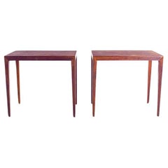 Danish Rosewood Side Tables by Severin Hansen for Haslev