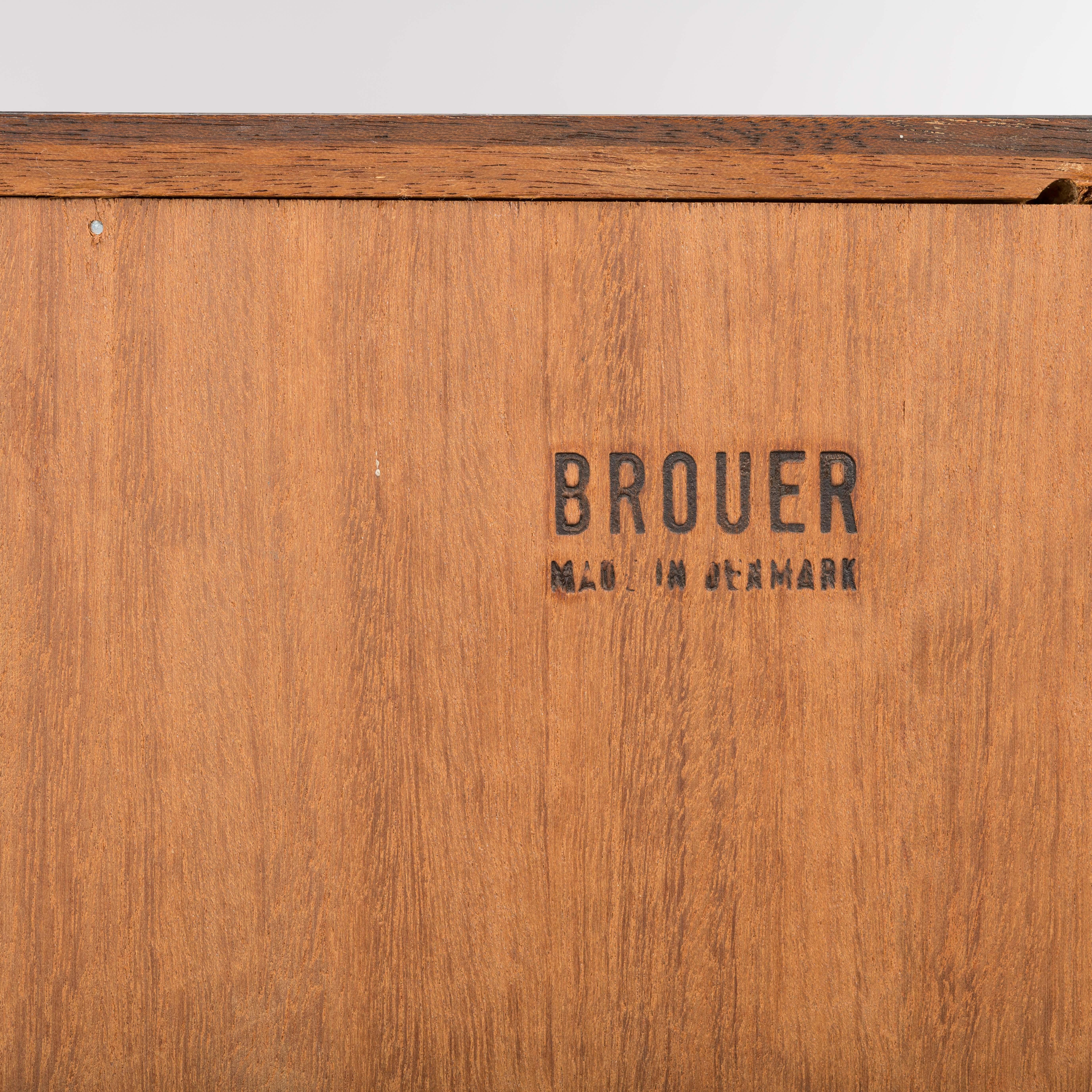 Danish Rosewood Sideboard by E. Brouer for Brouer Møbelfabrik, 1960s 4