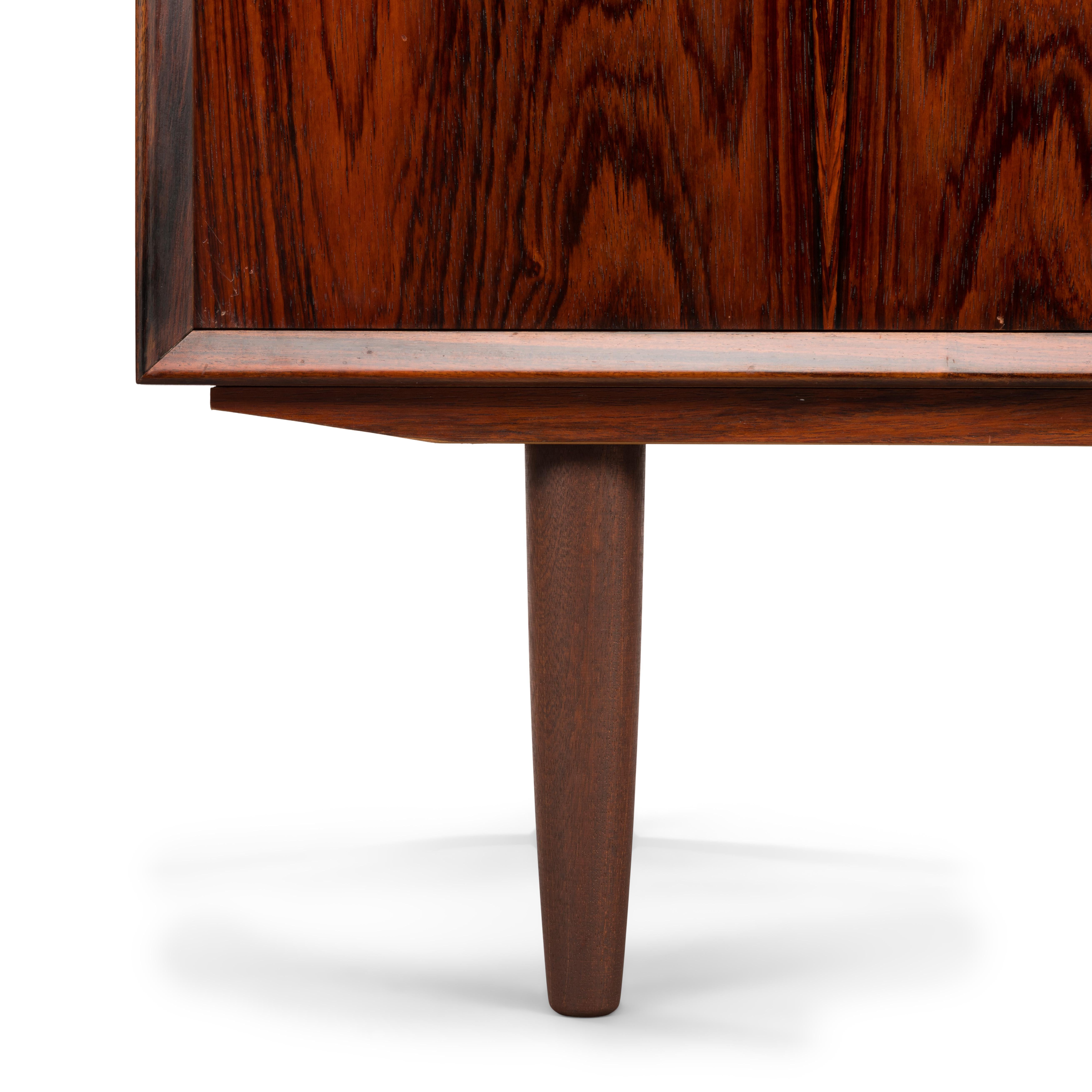 Danish Rosewood Sideboard by E. Brouer for Brouer Møbelfabrik, 1960s In Good Condition In Elshout, NL