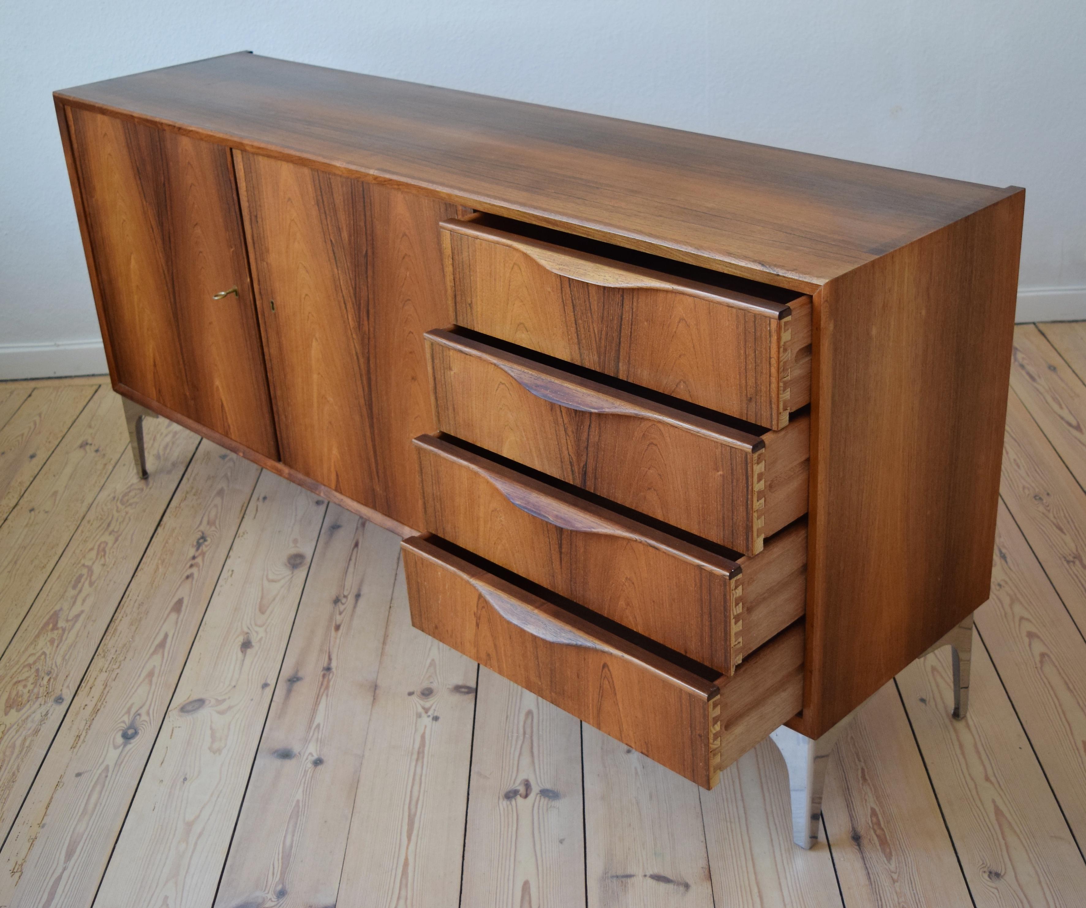 Danish Rosewood Sideboard by Erling Torvits, 1960s 5
